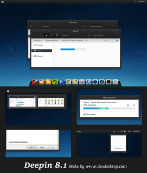 Deepin Theme Windows 8.1(Update)