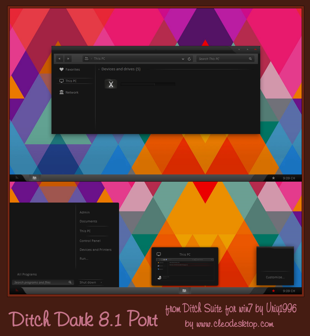 Ditch Dark Theme Windows 8.1