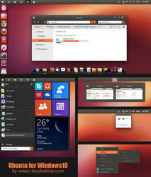 Ubuntu Theme Windows 10 Technical Preview