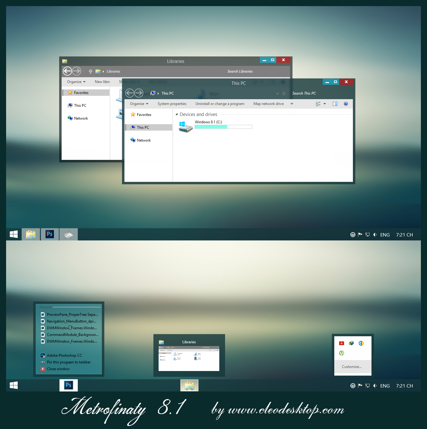 Metrofinaty Theme Windows 8.1