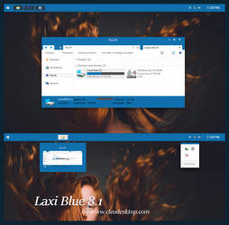 Laxi Blue Theme Windows 8.1