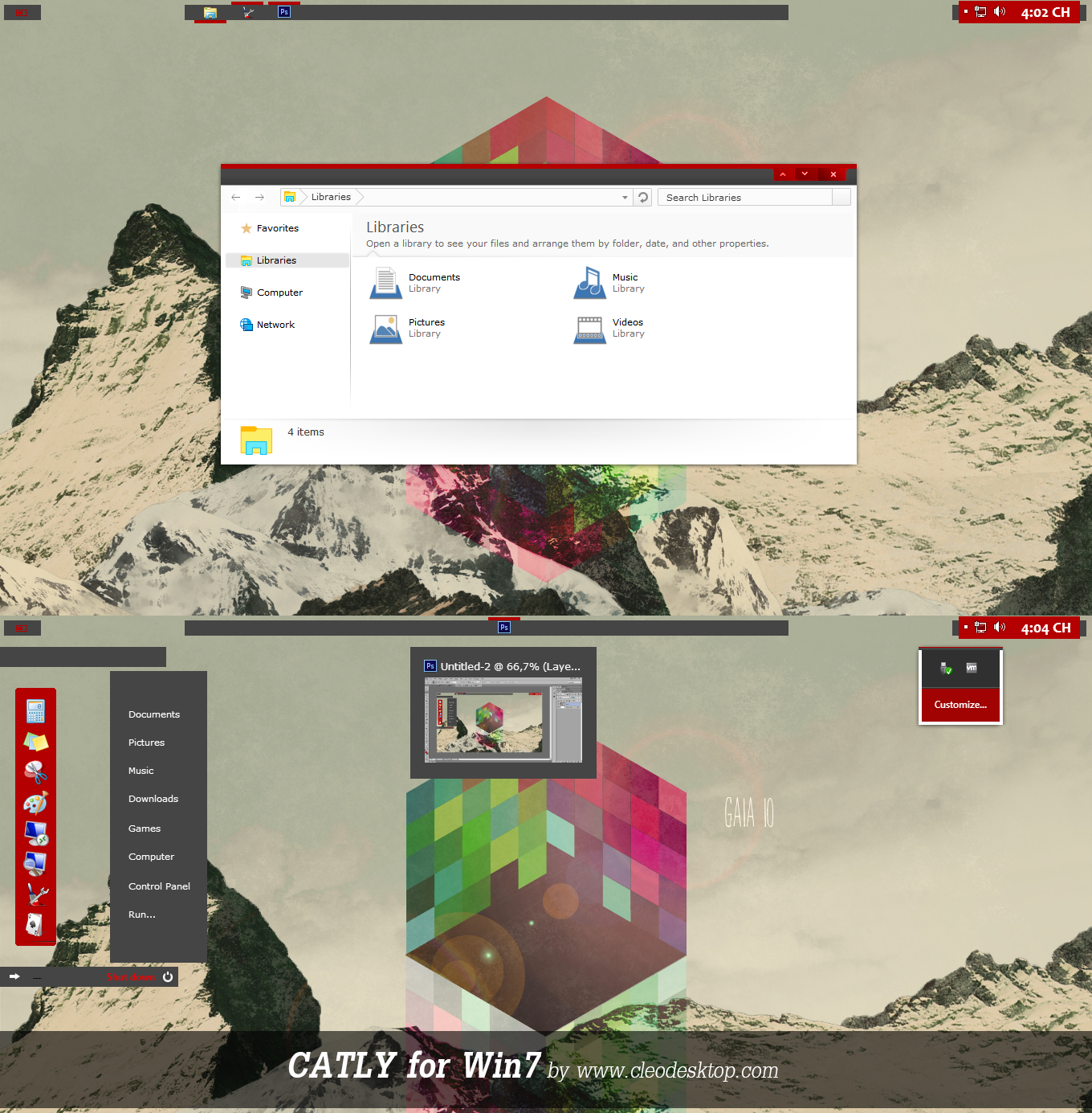 Catly Theme For Windows 7