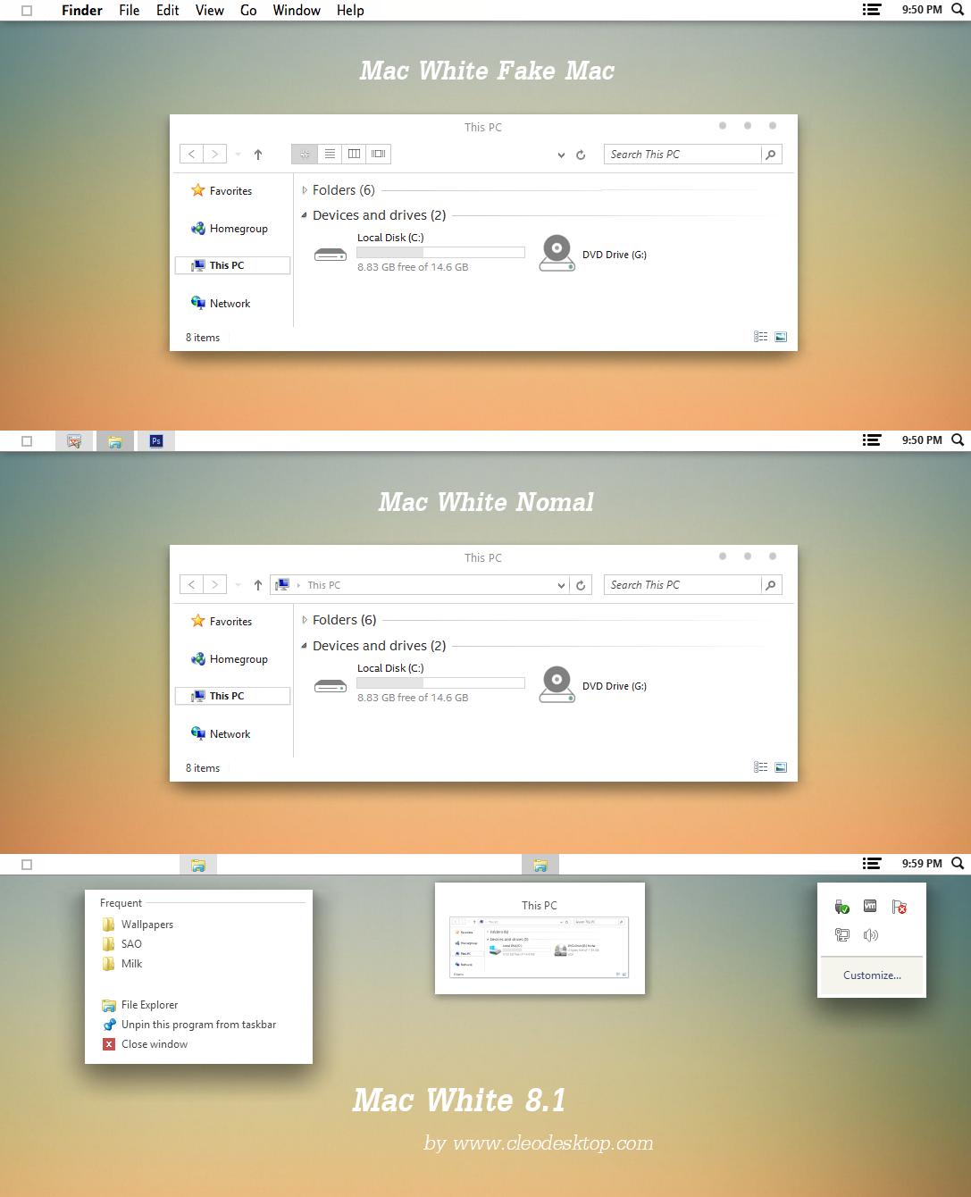 Mac White 8.1