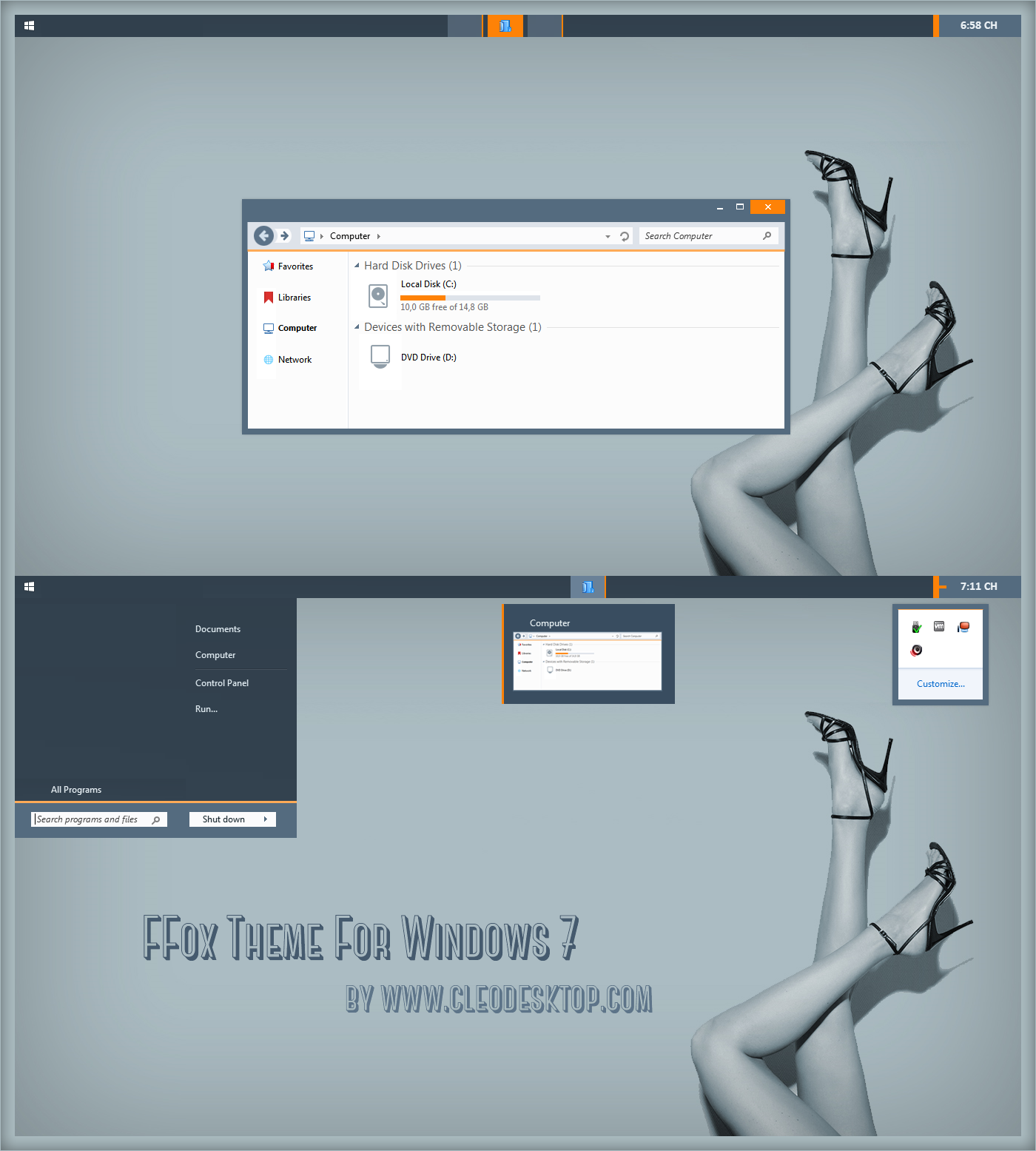 FFox Theme for Windows 7