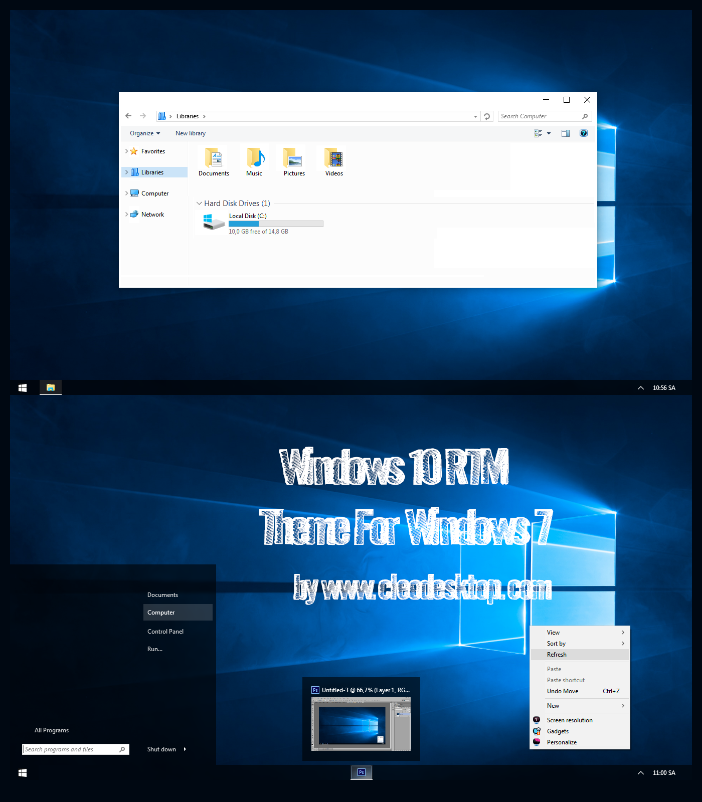 Nile theme for windows 7 by GachaMax3289 on DeviantArt