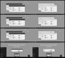 Dexty Black and Gray Theme For Windows 10