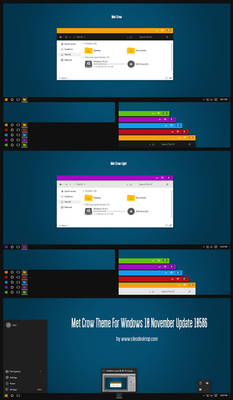 Met Crow Theme Windows 10 1511 Build 10586