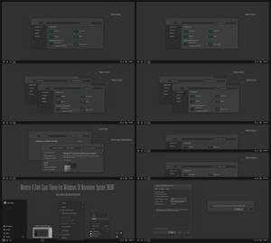 Montra-X Dark Cyan Theme Win10 Build 10586
