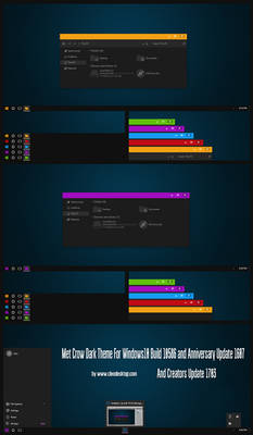 Met Crow Dark Theme Win10 Creators Update