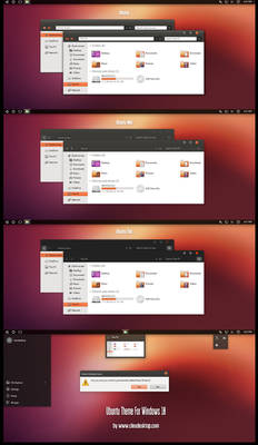 Ubuntu Theme Win10 Fall Creators