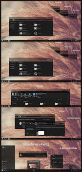 Hover Dark Aero Theme Windows10 1909