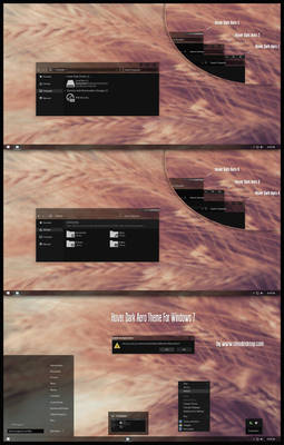Hover Dark Aero Theme For Win7