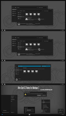After Dark CC Theme For Windows 7