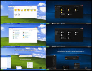 WinXp Edition 2021 Dark And Light Theme Win10