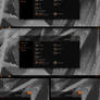 Shadow Black Glass Orange Theme Win10 2004 And20H2