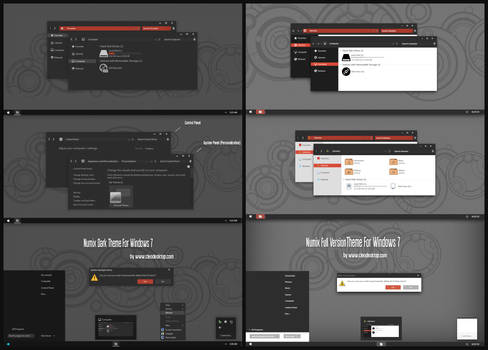 Numix Dark And Linght Theme For Win7