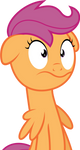 Scared Scootaloo by VladimirMacHolzraum