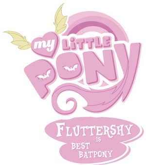 Flutterbat Best Pony Logo