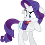 Rarity Admires an Exquisite Cloak