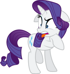 Rarity Admires an Exquisite Cloak