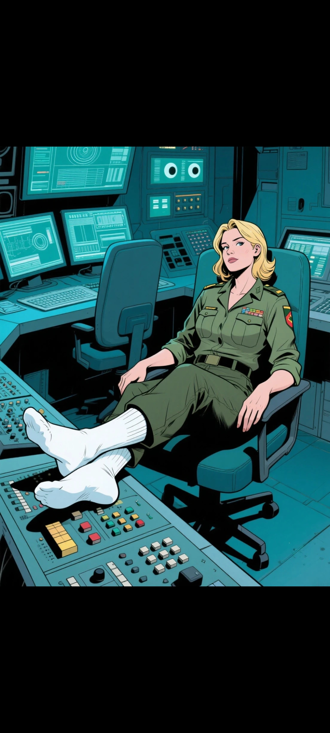 Soldier relax by basket11 on DeviantArt