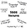 Handwritten 5SOS pack of textures :)