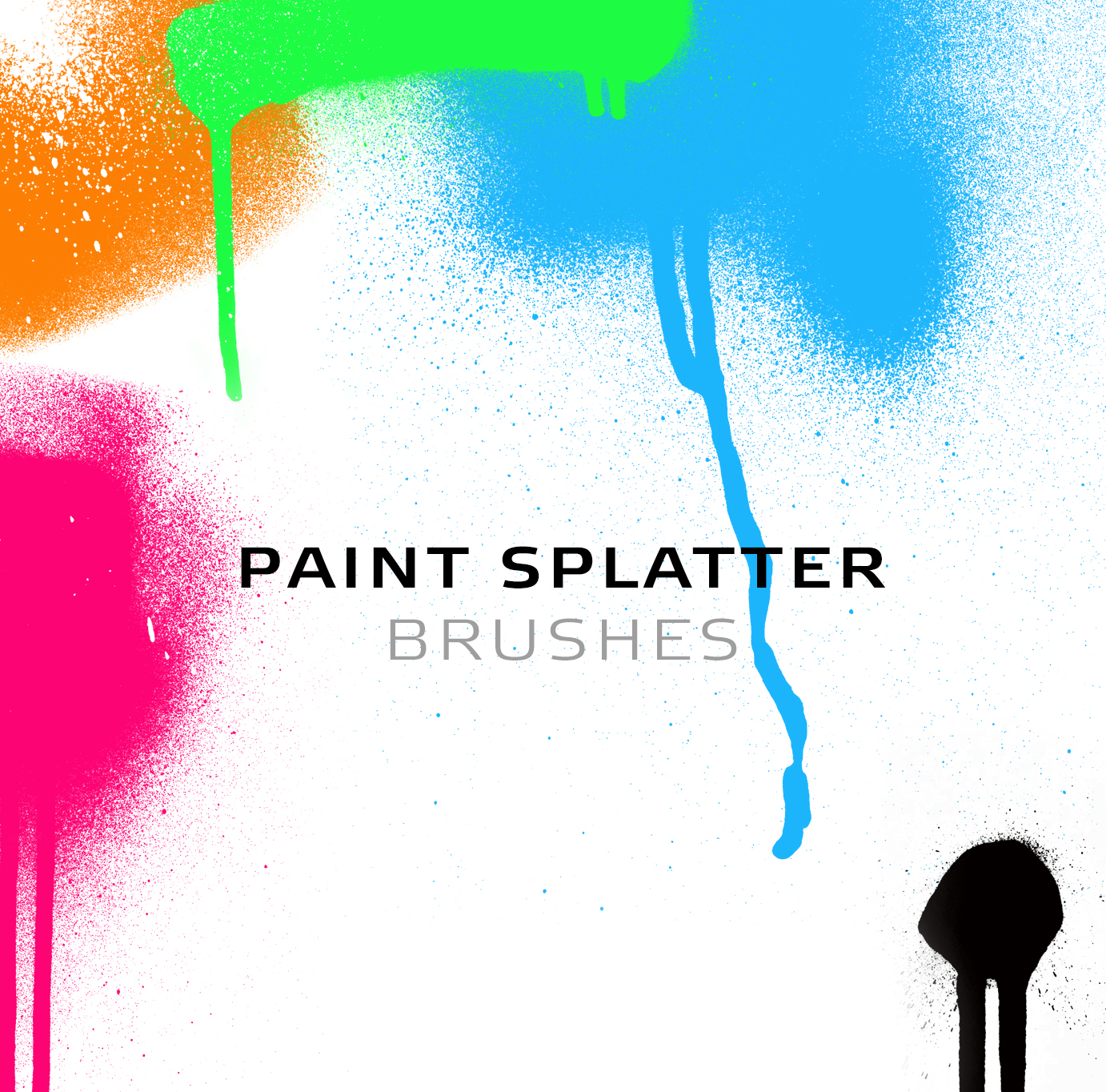 Paint Splatter Brushes