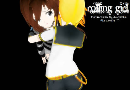 [MMD] Rolling Girl Motion Data DL