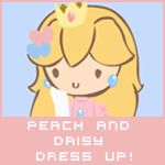 Peach and Daisy Dress Up