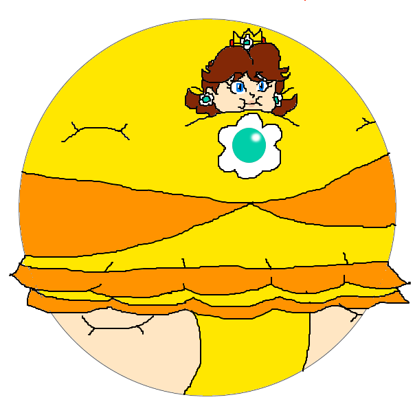 Princess Daisy Inflated by TheInflatedGuyFan on DeviantArt