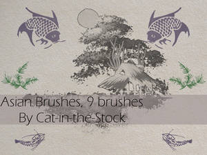 Asian designs brushes