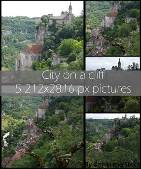 Rocamadour-City on a cliff
