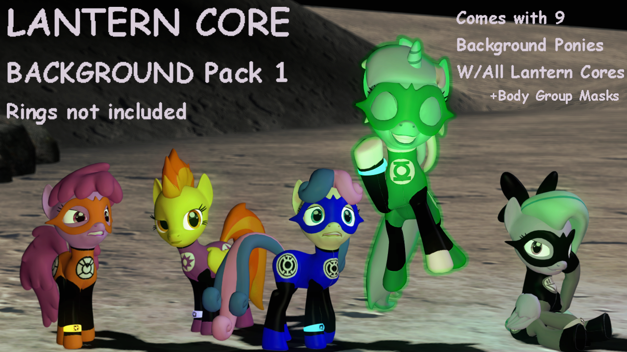 (DL) Lantern Ponies Background pack 1