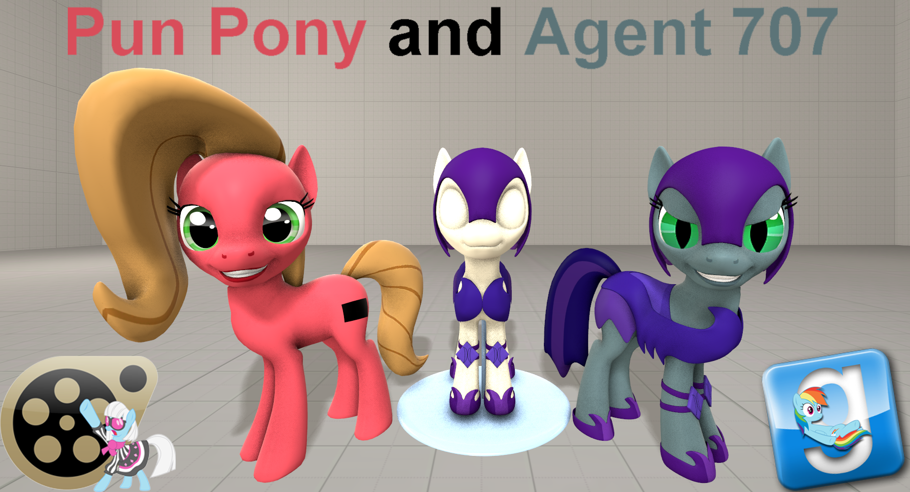 (DL) Pun Pony and Agent 707