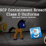 (DL) SCP Containment Breach Class D Uniforms
