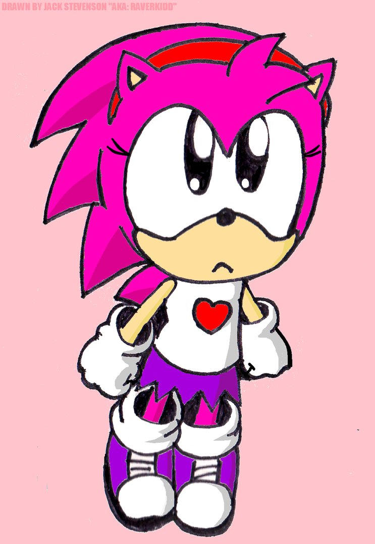 Baby Amy Rose 2 by ImaPlayer on DeviantArt