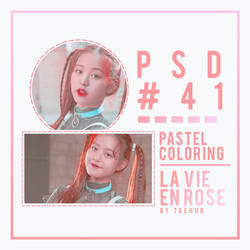 psd #41 la vie en rose