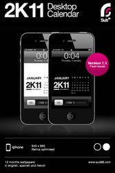 iPhone 2K11 Desktop Calendar
