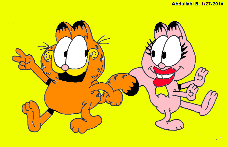Garfield and Arlene Dance Party by BobClampettFan164 on DeviantArt
