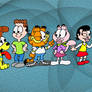 Garfield cast cosplaying Scooby-Doo (as kids)