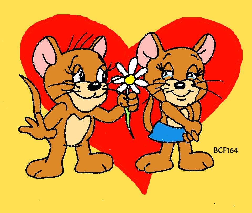 Jerry and girlfriend Mice in love by BobClampettFan164 on DeviantArt
