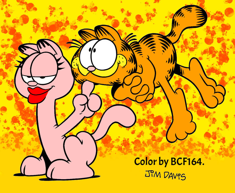 1980s Arlene and Garfield Playful love by BobClampettFan164 on DeviantArt