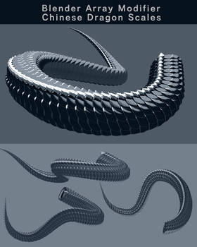 Blend File of Chinese Dragon Scales