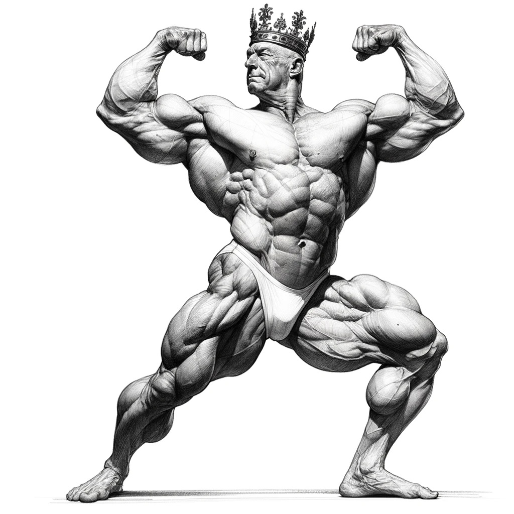 072 Old, Muscular King by OlderMuscleMen on DeviantArt