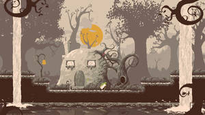 Outside of Player's home, Game I'm working on