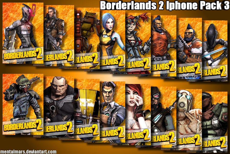 Borderlands 2 Iphone Pack 3 - Iporange