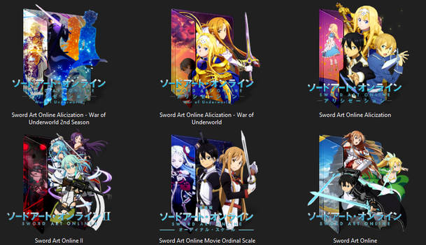 Sword Art Online Series Icon Folder Pack