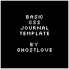 Basic CSS Journal Template