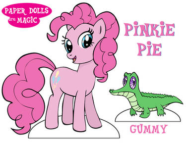 Paper Dolls are Magic: Pinkie Pie