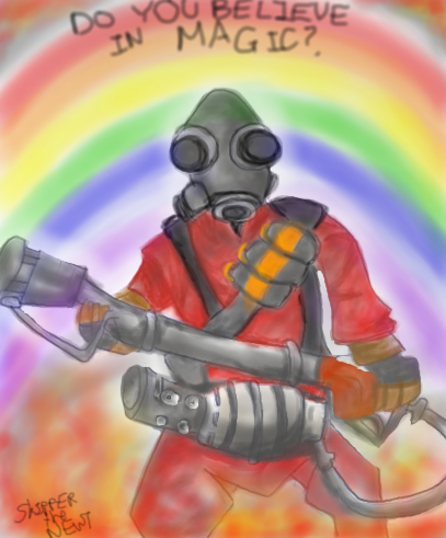 Pyro Tf2 Do You Believe In Magic By Skipperthenewt On Deviantart